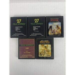 Atari 2600 Game Cartridge 5 Game Bundle